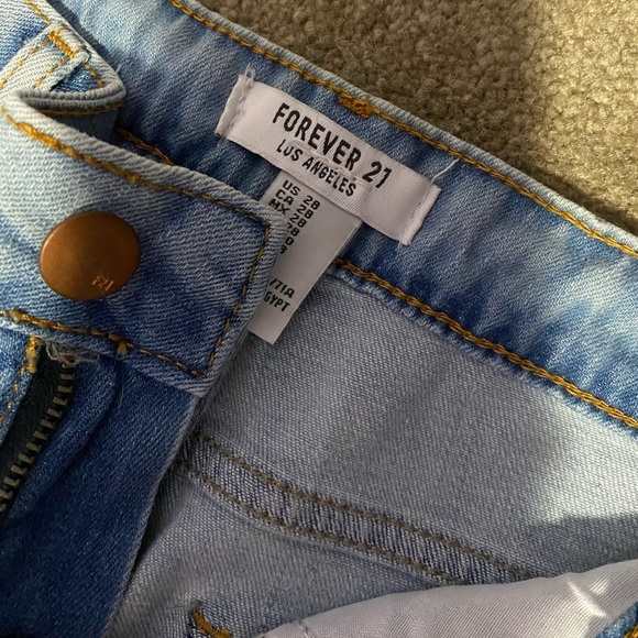 FOREVER 21 High Waisted Bellbottom Jeans - Picture 3 of 5